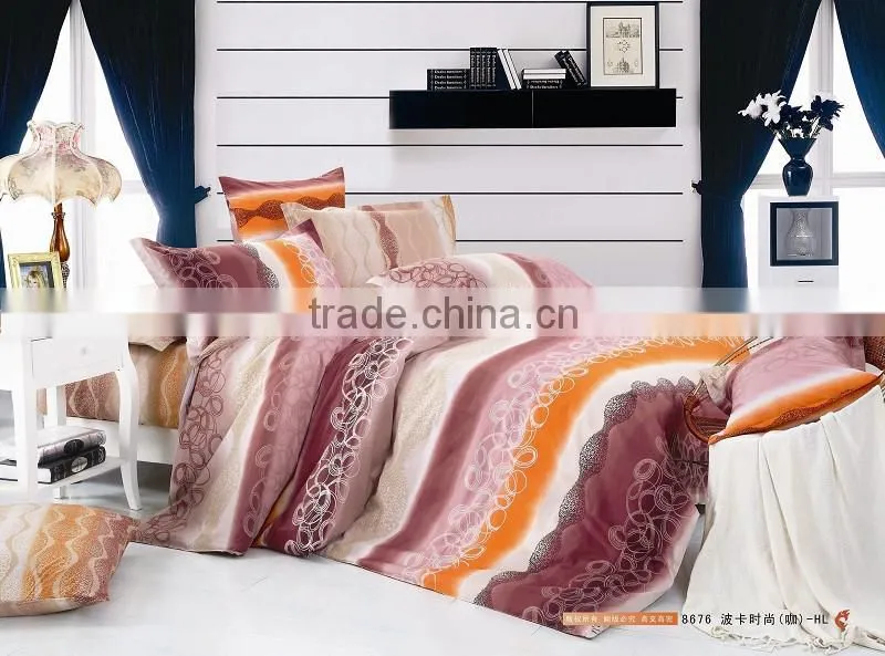 100% cotton elegant comforter set Duvet cover set Bed line