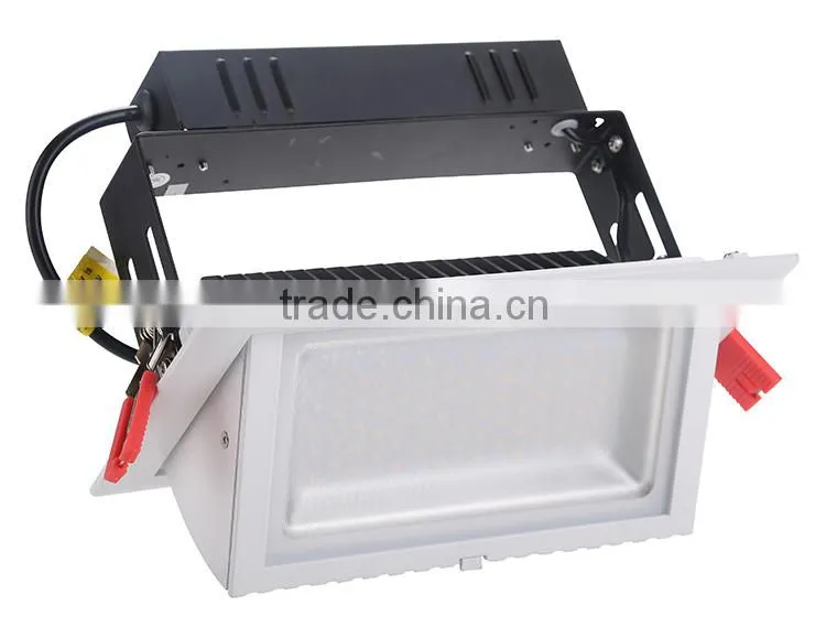 Excellent quality led commercial downlight adjustable rectangular square downlight 28w