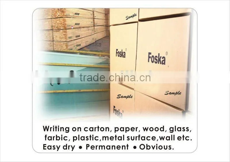 Good quality plastic permanent marker