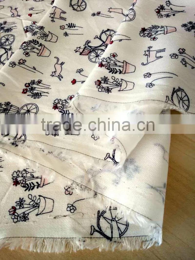 china manufacturer good quality 30*24 91*68 155gsm twill reactive printed air-jet rayon fabric
