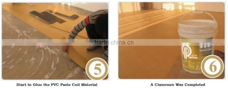 High adhesion glue for wood floor