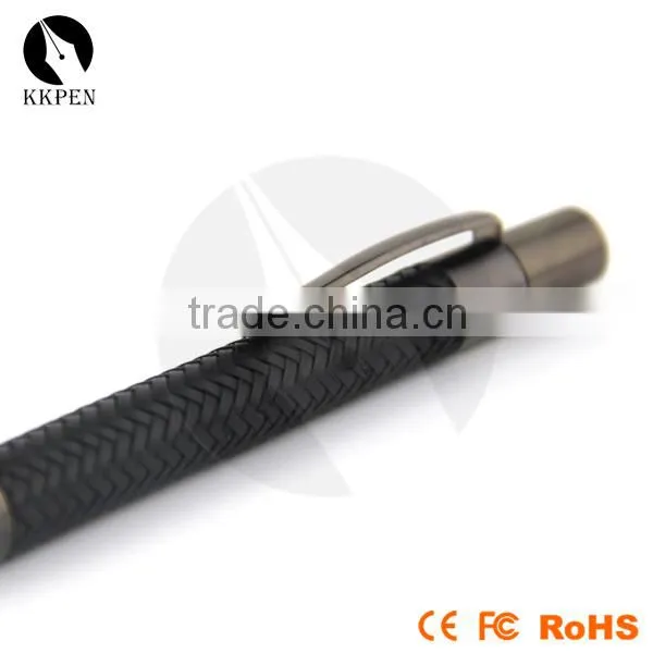 KKPEN marble and metal twist ball pen for promotional gift