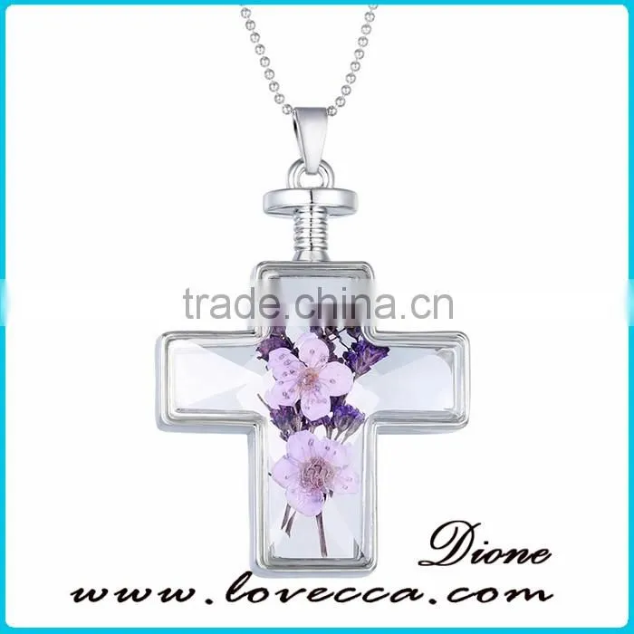 2016 New Arrival Nice Accessories Fashion Jewelry Real Dried Flower Jewelry Necklace