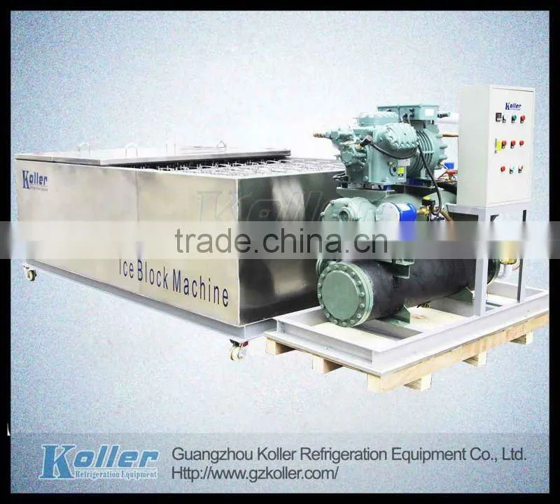 New Design 5 tons/day Block Ice Maker for tropical area