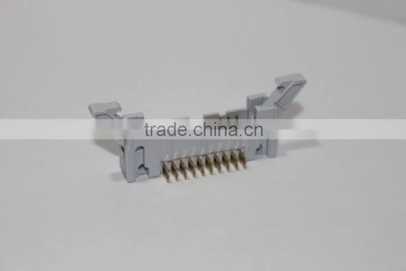 Ejector header big latch 2.54mm right angle grey 6~64pin