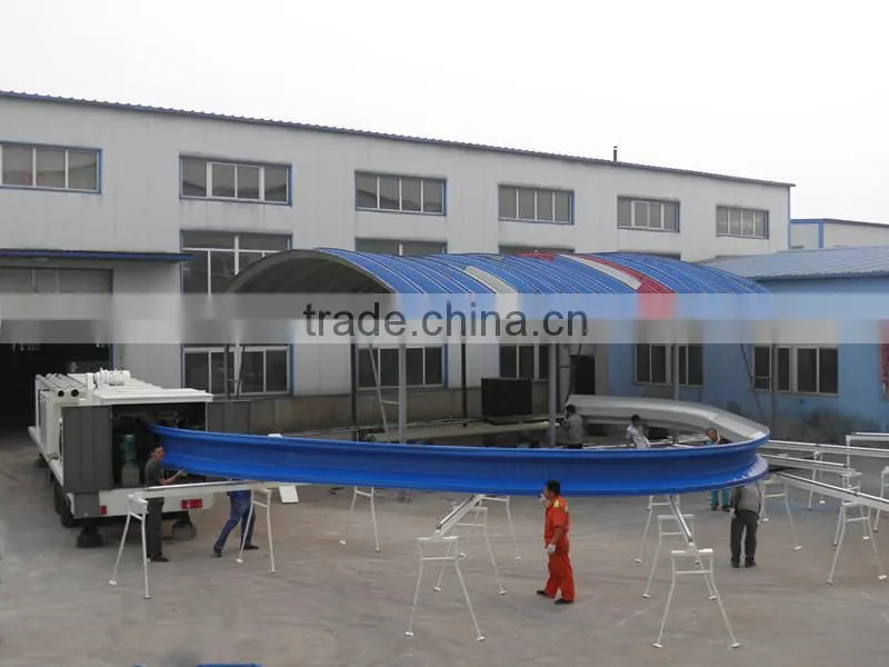Profession screw joint k type arch roof roll forming machine