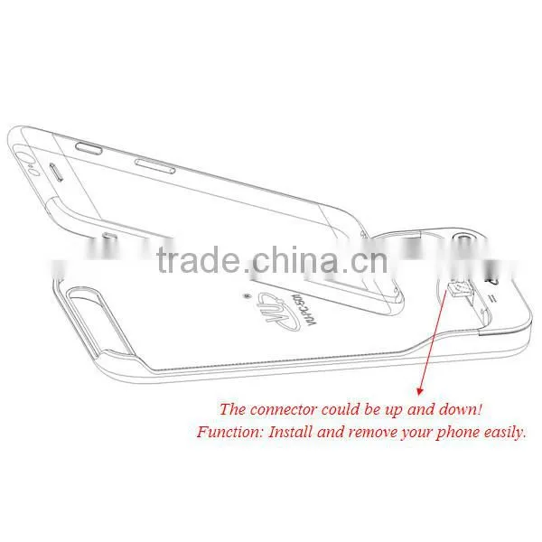 2015 New Published Ultra Slim Shockproof Charging Backup External Battery Case for iPhone 6