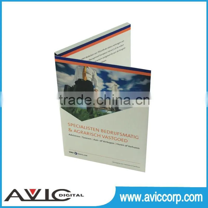 Hot selling digital lcd 2gb 4.3" video brochure