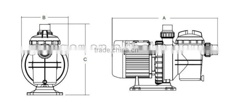 Easy operation swimming water pool pump (SC series)