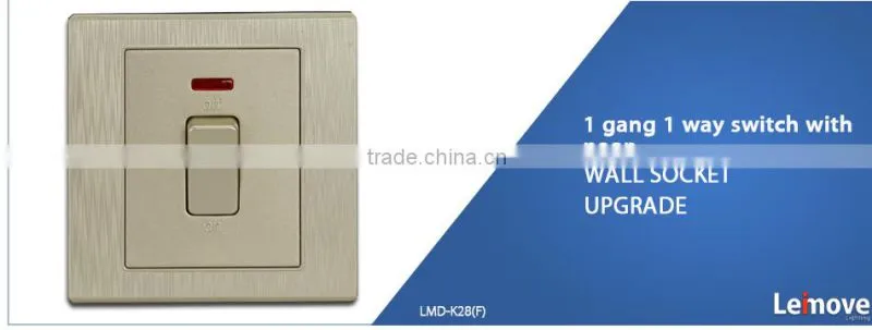 woven gold finish three gang one/two way arbitrary point wall switch