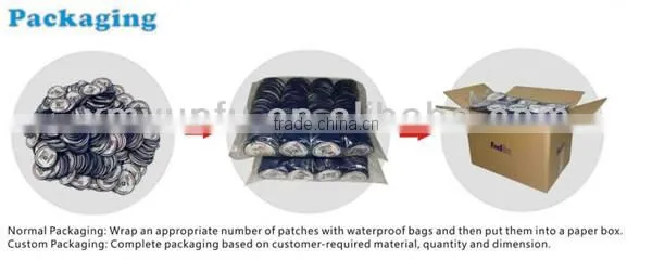Custom embroidered patches for dresses