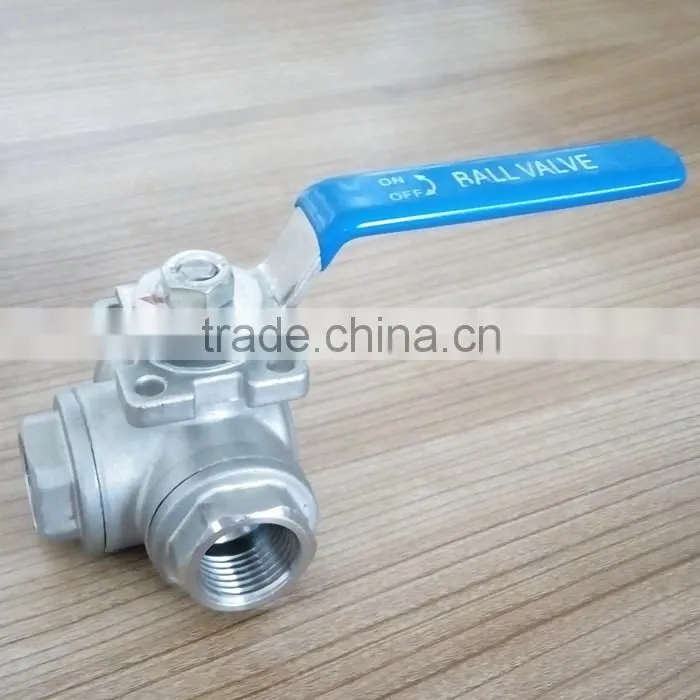 High quality three-way 1000psi Ball Valve