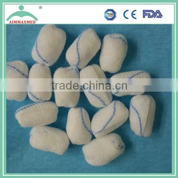 Medical absorbent medical cotton ball,surgical gauze ball,peanuts with x-ray