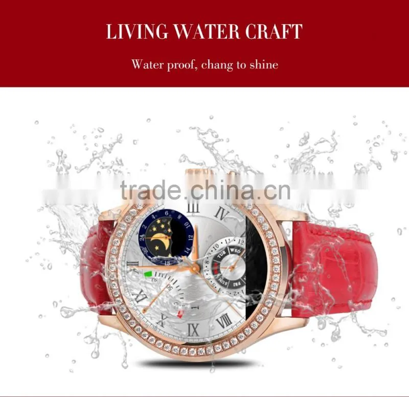 vogue two-tone automatic smart fitness health band sport watch