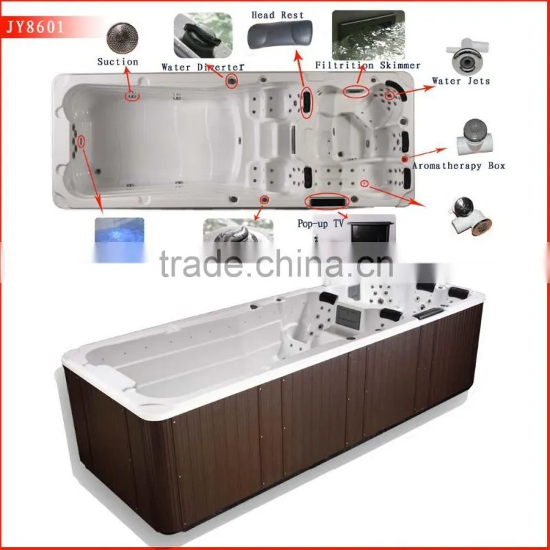 luxury swim spa outdoor whirlpool spa tub massage spa pool