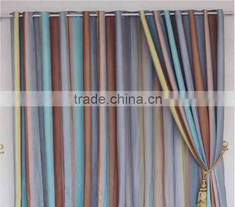 2015 hot sale printed designed No. 35 window curtains, made- up black out fabric in home or hotel