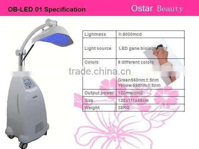 (CE/ISO13485) LED PDT facial equipment for skin care