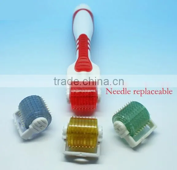 540 needles 4 colors facial skin roller led micro needle