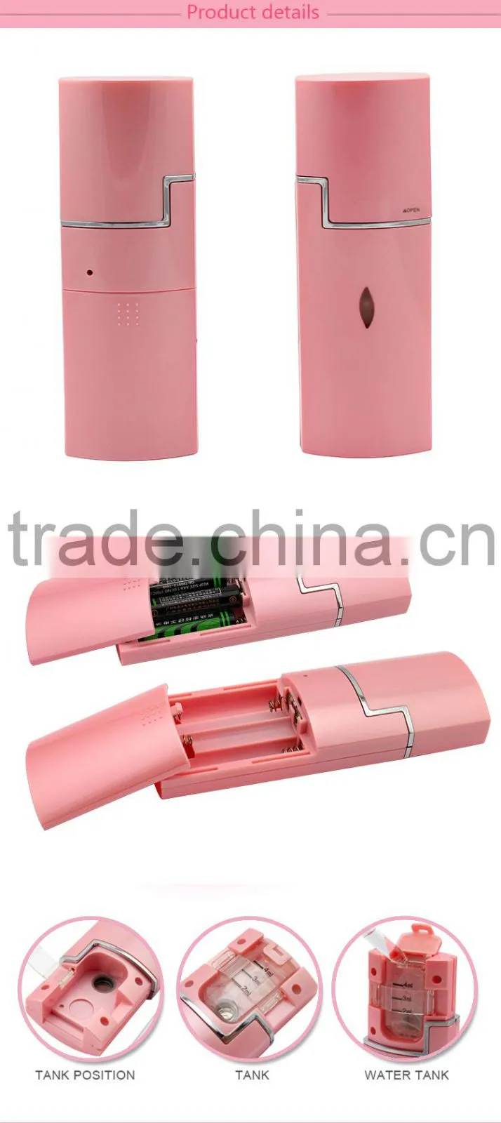 Special facial massage equipment vapozone facial steamer laser