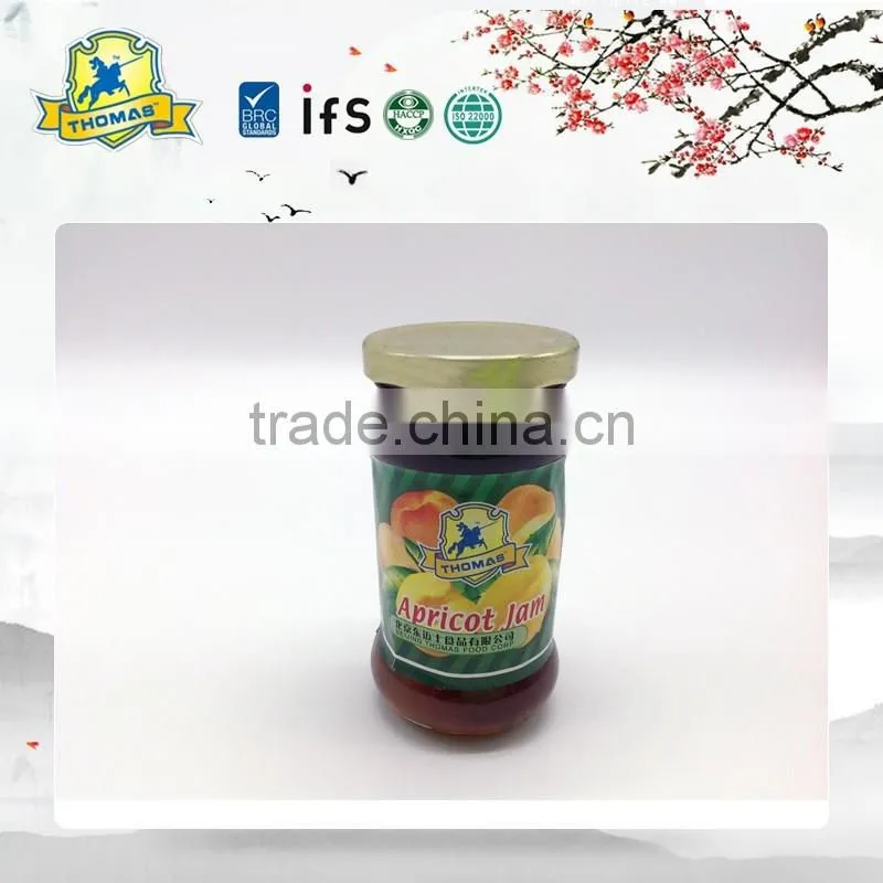 organic apricot fruit jam
