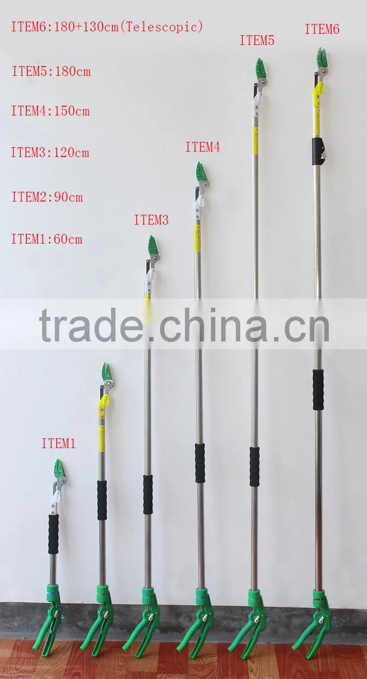 iLOT rachet long pole orchard/ garden tools - fruit picker/harvester, tree prunner