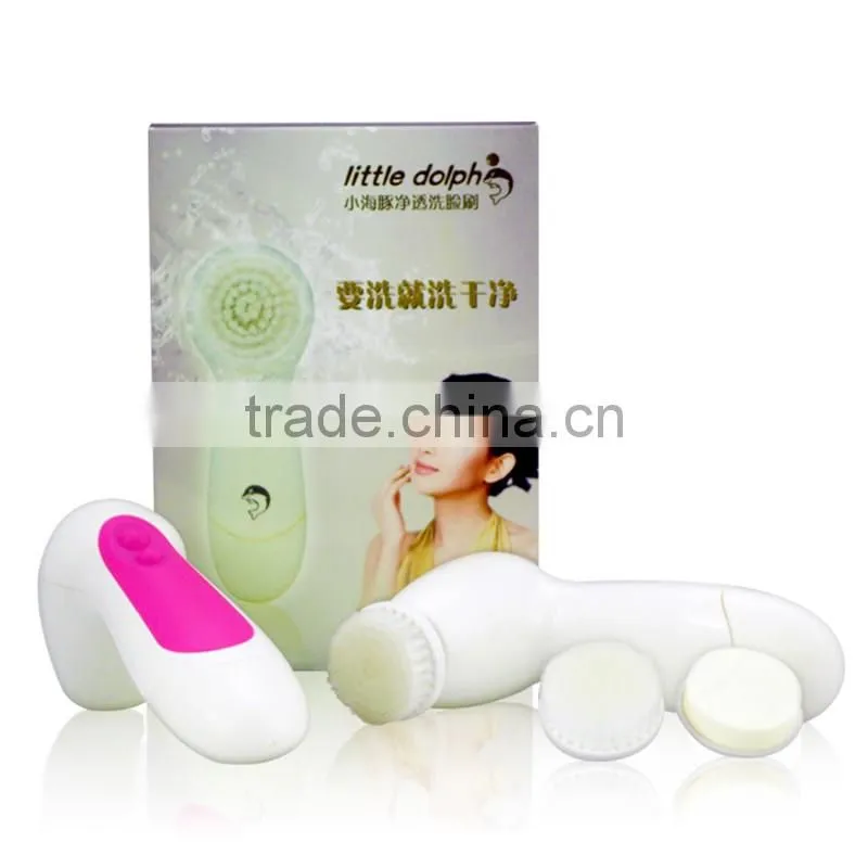 popular Hand-held Face Skin Massage Machine /facial cleansing brush