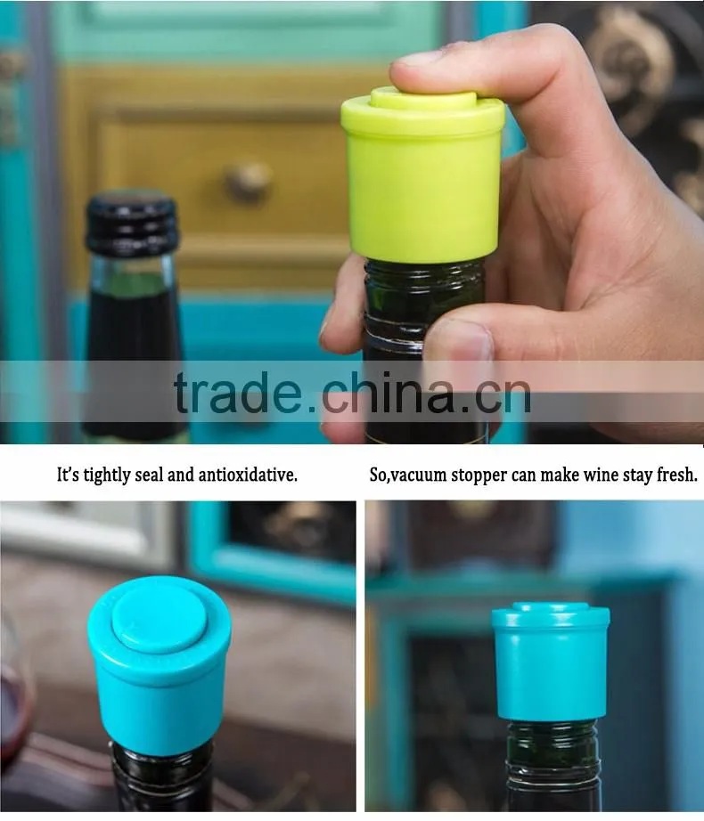 Hot promotion vacuum plastic bottle cap, wine bottle cap