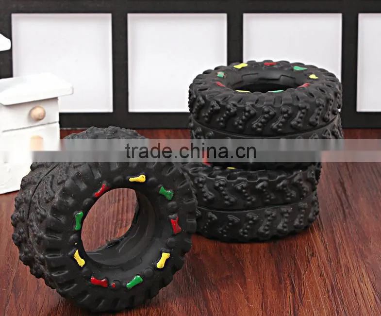 wholesale small tire pet sounding toy