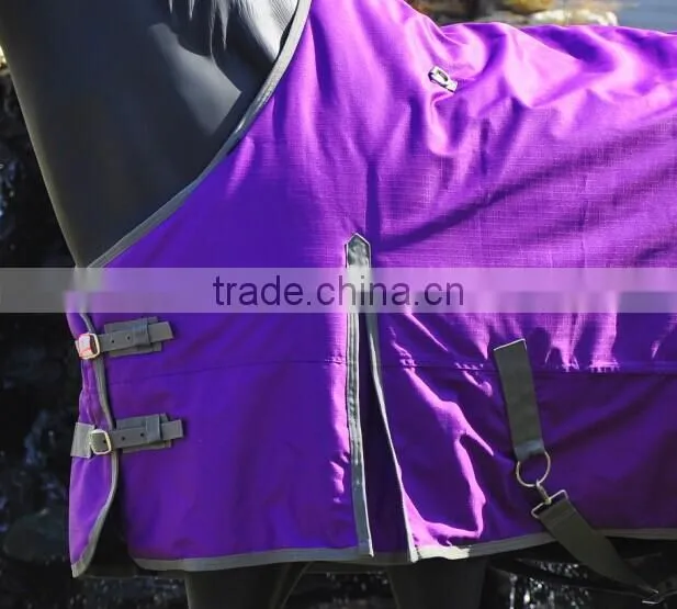 600 denier purple ripstop turn out equstrian rug