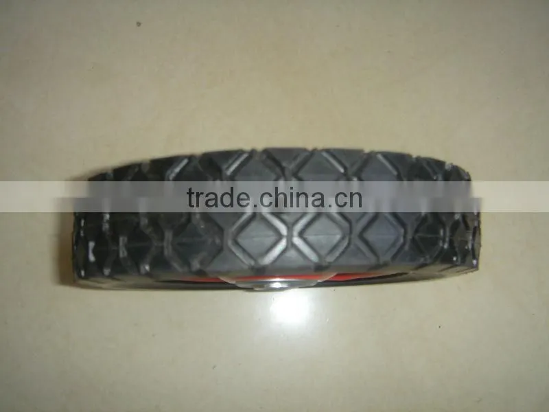 6"x 1.5" small rubber wheel for recycle bin
