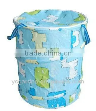 Purple pop-up bag for storage
