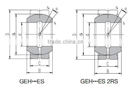 GEH4E spherical bearing for transportation equip