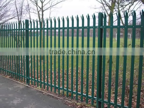 Hepeng high quality low carbon steel wire palisade fence