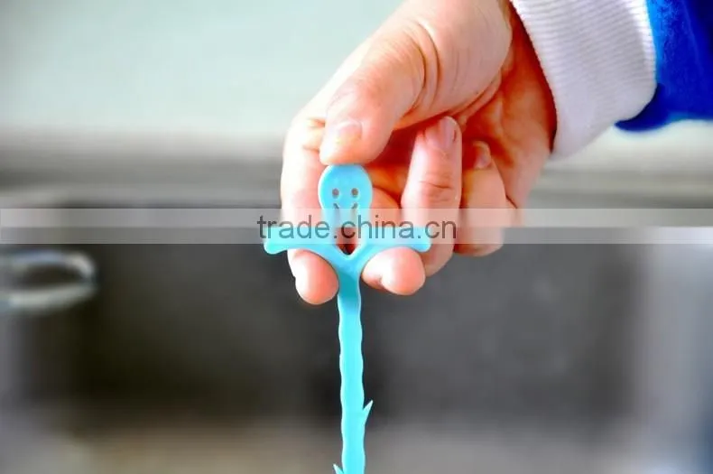 Drain Cleaning Tool DIY Plumbing Dredger Removing Hair Clogs Works on Showers Bathroom Sinks Kitchen Sinks