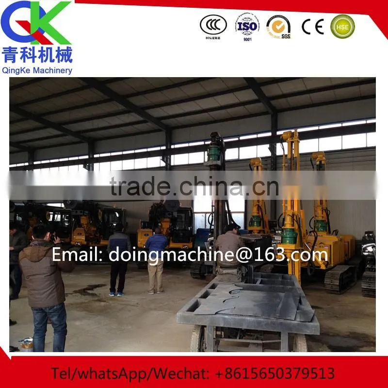 2016 Easy Operation rotary borehole drilling rig hot sale