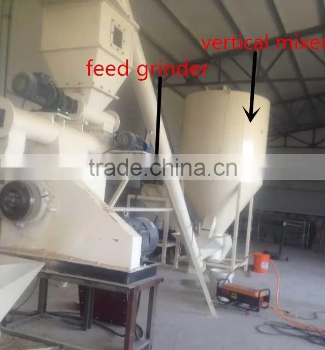 Small vertical animal feed mixer, feed mixer equipment/ feed mixer
