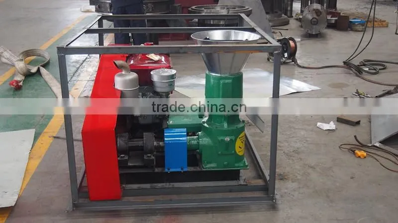 Animal Feed Pellet Production Line / Feed Pellet Mill CE Approved