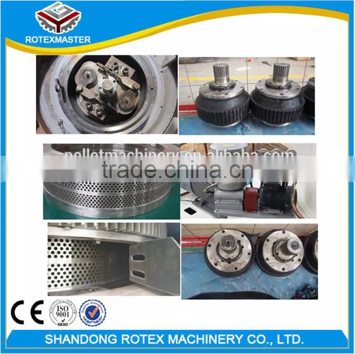 High quality complete set automatic wood pellet making machine/biomass briquette making machine