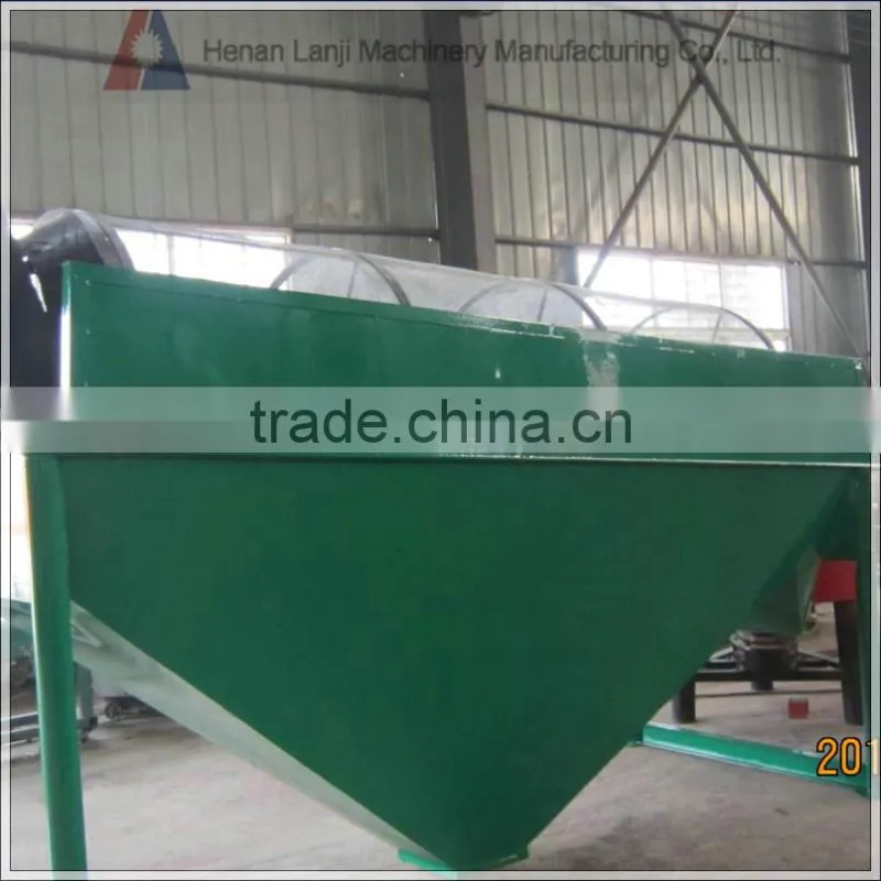 Alluvial gold ore trommel screening machine