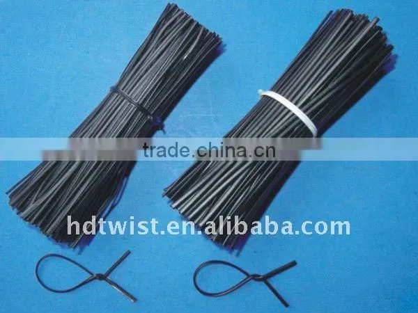 paper/plastic bag closure/gang twist ties for bags