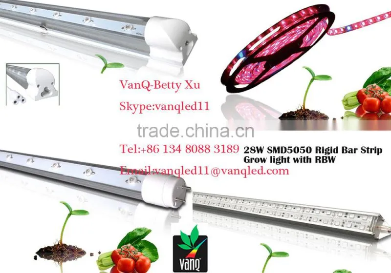 Cheap high par led grow tube light 10W 4ft for vertical garden