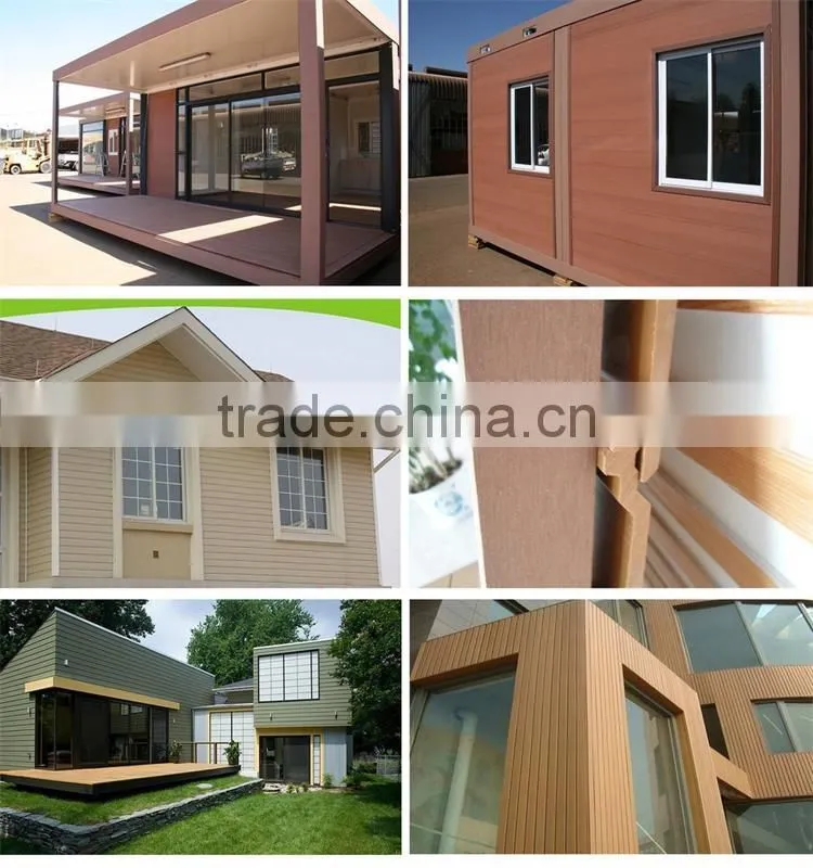 Outdoor anti-uv wpc wall cladding waterproof composite wood plastic panel wholesale