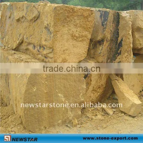 Polish yellow sandstone cladding floor and wall tiles