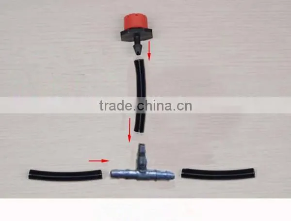Adjustable head/drops head drip irrigation/micro nozzle/cooperate with 4/7 capillary make using the PE pipe punching