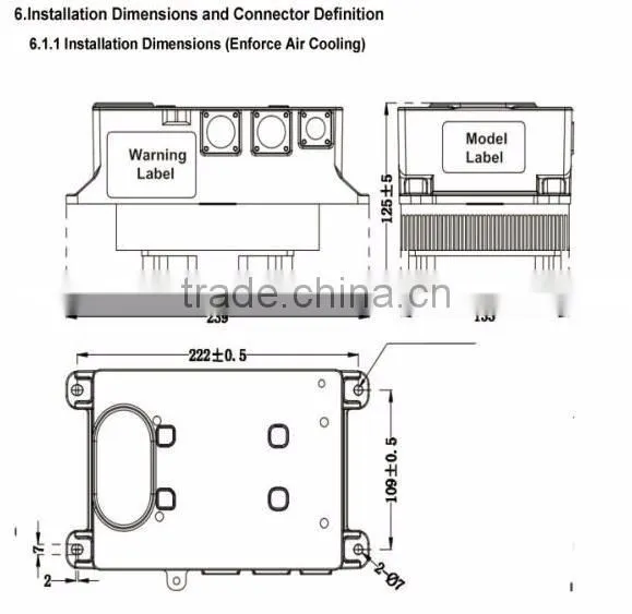 3.3kw sealed lead acid li-ion battery charger with CANbus communication or Enable control