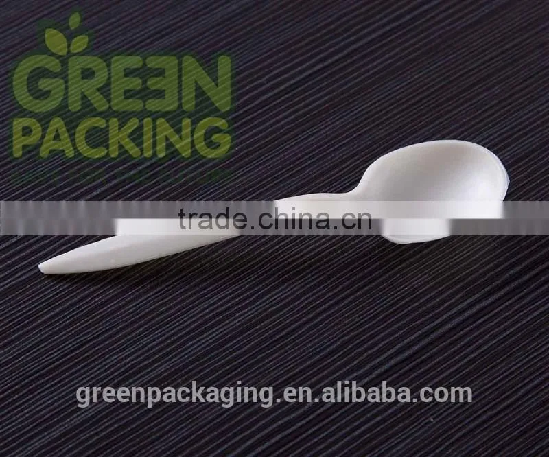 Disposable dinner custom printed vegetables cutlery spoons forks and knifes HLS04