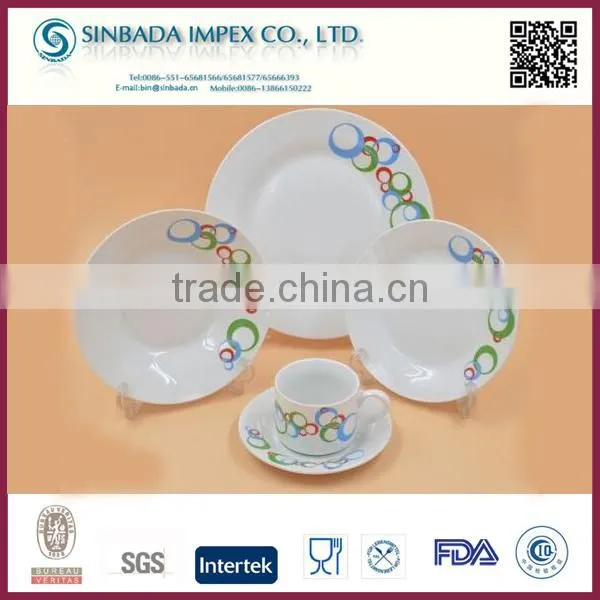 Machine-Making DS02016 16pcs Low Prices Ceramic Dinner Plate Sets