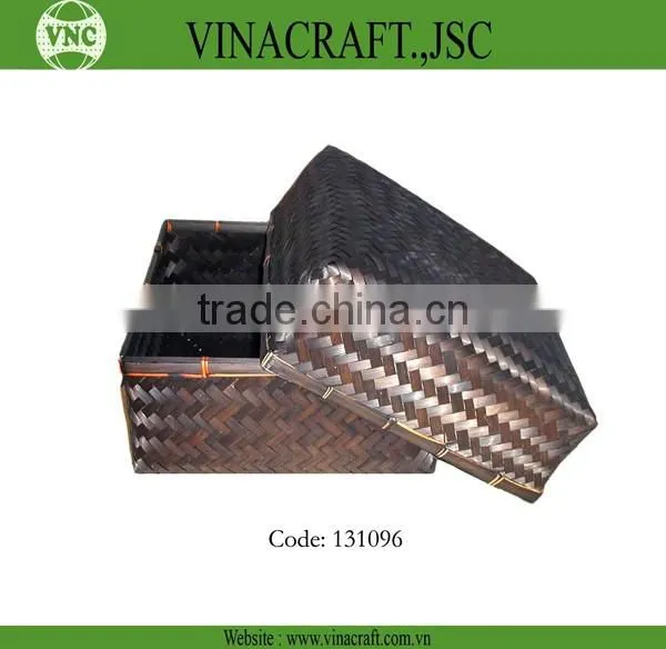 Small bamboo box for gift packing