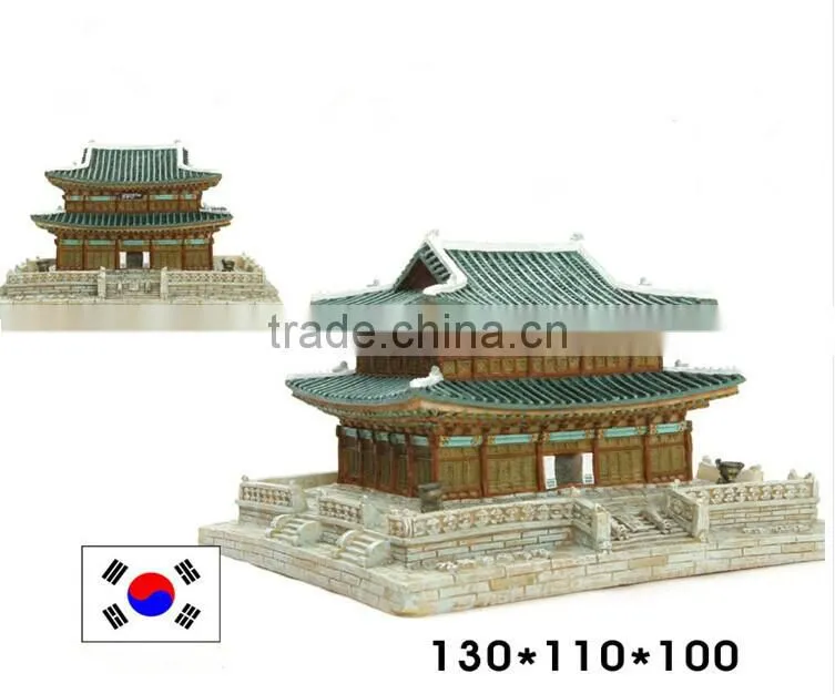 The Gyongbokkung of Korea resin famous building south korean souvenir