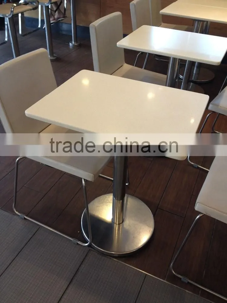 Lighted stylish design solid surface made bar countercoffee kiosk